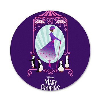 Αξεσουάρ καρφίτσας καρφίτσας Mary Poppins Badge 58mm για Δώρο Δώρο για σακίδιο πλάτης ρούχων