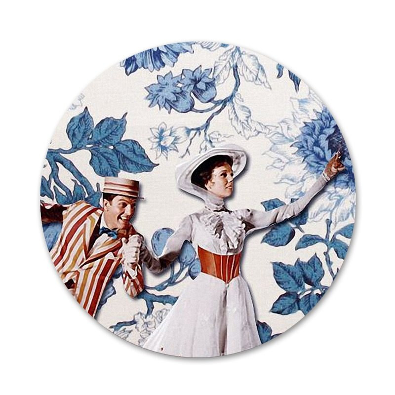 58 mm Mary Poppins ženklelis Sagės Smeigtukai Drabužių priedai Kuprinės dekoravimo dovana