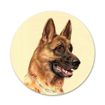 58 χιλιοστά cool Γερμανικός Ποιμενικός σκύλος Εικονίδια Καρφίτσες Διακόσμηση Σημάτων Καρφίτσες Μεταλλικά Σήματα για Ρούχα Διακόσμηση σακιδίου πλάτης
