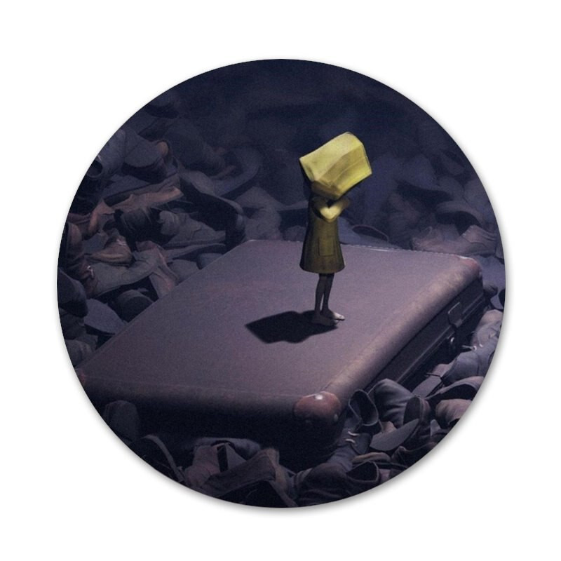 Male noćne more Ikone Pribadače Dekoracija znački Broševi Metalne značke za odjeću Dekoracija ruksaka 58 mm