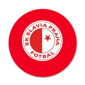 Sk Slavia Praha Чехия Значка Брошка Игла Аксесоари за дрехи Раница Декорация подарък