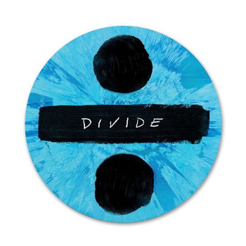 Singer Star Ed Sheeran Icons Pins Διακοσμητικό σήμα Καρφίτσες Μεταλλικές κονκάρδες για ρούχα Διακόσμηση σακιδίου πλάτης 58mm