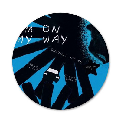 Singer Star Ed Sheeran Icons Pins Διακοσμητικό σήμα Καρφίτσες Μεταλλικές κονκάρδες για ρούχα Διακόσμηση σακιδίου πλάτης 58mm