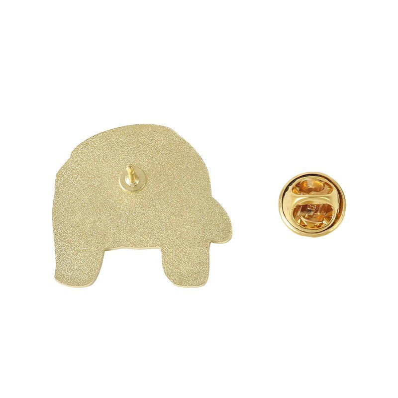 Μαύρο και άσπρο Bear Χαριτωμένο καρφίτσες Manga Badge Χριστουγεννιάτικο ντεκόρ καρφίτσα σμάλτο Kawaii για τσάντα καρφίτσες πέτο πόρπη Cool κοσμήματα