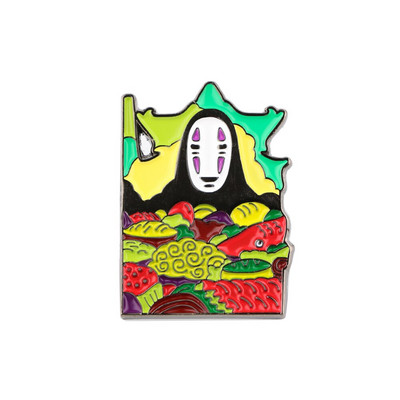 DB618 Anime White Dragon Μεταλλικές καρφίτσες καρφίτσας με τζιν καρφίτσα τζιν μπουφάν Κοσμήματα Kawaii Διακόσμηση κοριτσιών Σήμα για καρφίτσες με ρεβέρ ρούχων