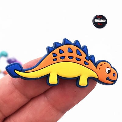 12 ΤΕΜ/Σετ New Arrival Cartoon Animal Καρφίτσες Καρφίτσες PVC Σήματα Δεινοσαύρων για Παιδικά Δώρα Δώρα σε σακίδιο πλάτης καπέλο ρούχων