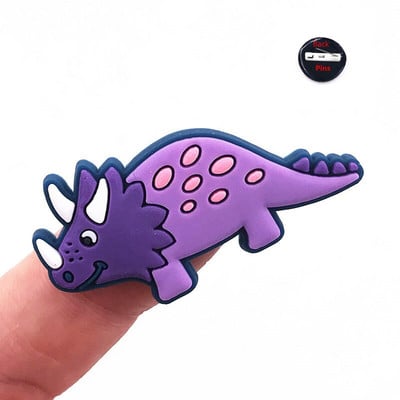12 ΤΕΜ/Σετ New Arrival Cartoon Animal Καρφίτσες Καρφίτσες PVC Σήματα Δεινοσαύρων για Παιδικά Δώρα Δώρα σε σακίδιο πλάτης καπέλο ρούχων