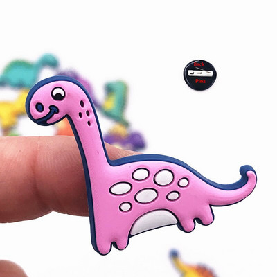 12 ΤΕΜ/Σετ New Arrival Cartoon Animal Καρφίτσες Καρφίτσες PVC Σήματα Δεινοσαύρων για Παιδικά Δώρα Δώρα σε σακίδιο πλάτης καπέλο ρούχων