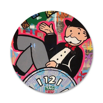 Cartoon Dollar Monopoly Badge Καρφίτσα Αξεσουάρ καρφίτσας για ρούχα Σακίδιο πλάτης Διακόσμηση δώρο 58mm