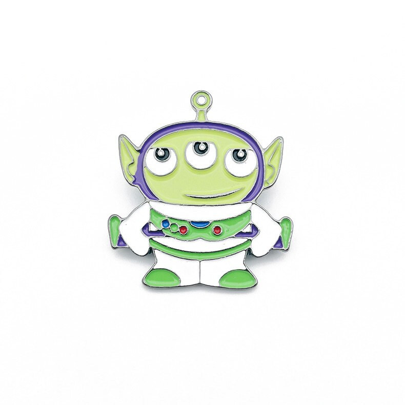 Broșă Disney Accesorii pentru bijuterii Povestea jucăriilor de desene animate Insignă metalică Pin din aliaj de ulei Pin haine Geanta purtând broșă Cadouri pentru copii