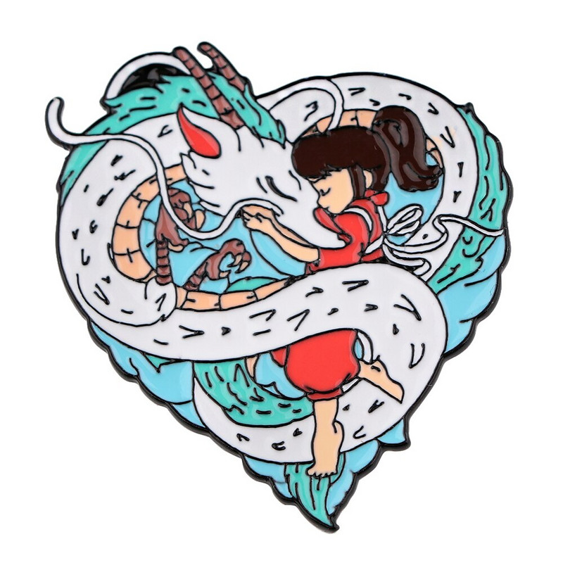 AD1424 Dizajnerske umjetničke emajlirane igle Zmaj Anime igle za revere Značke na ruksaku Dodaci Nakit Manga Novogodišnji dar Broševi