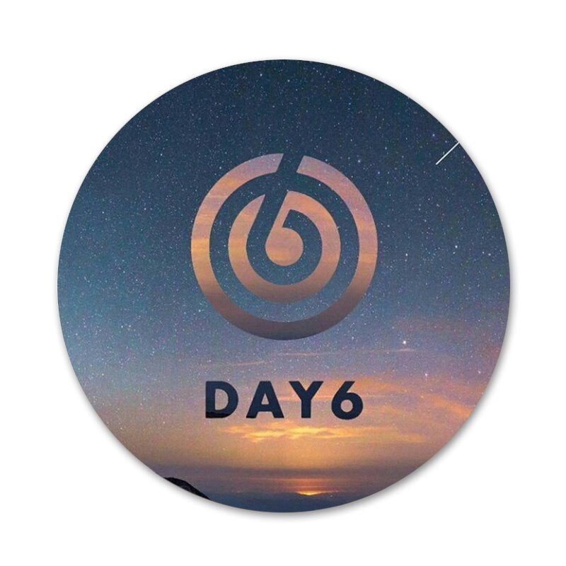58mm day6 kpop logo Ikone Igle Dekoracija znački Broševi Metalne značke za odjeću Dekoracija ruksaka