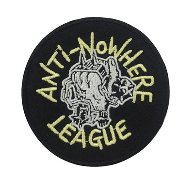 ANTI-NOWHERE LEAGUE κεντημένο Patch - Iron On - Punk Rock - ΔΩΡΕΑΝ ΑΠΟΣΤΟΛΗ!