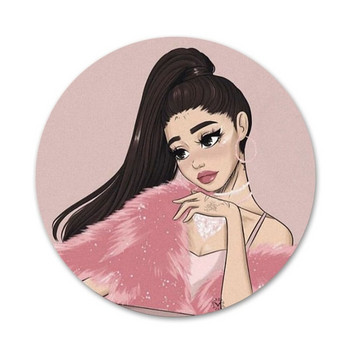 Δαχτυλίδια 58 χιλιοστών Ariana Grande Badge Καρφίτσα Αξεσουάρ για Ρούχα Δώρο διακόσμηση σακιδίου πλάτης
