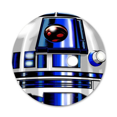 R2D2 kuu ikoonid nööpnõelad märgi kaunistus prossid metallist märgid riiete jaoks seljakoti kaunistus