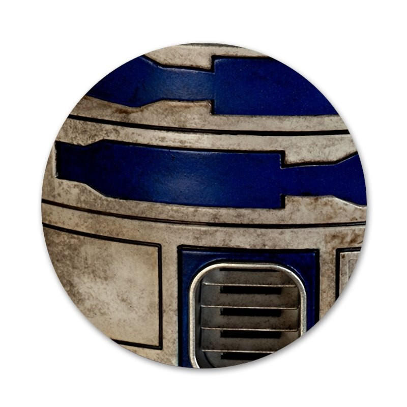 R2D2 kuu ikoonid nööpnõelad märgi kaunistus prossid metallist märgid riiete jaoks seljakoti kaunistus