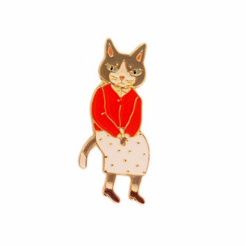 Καρφίτσα Καρτούν Ζώα Χαριτωμένα κοσμήματα Γάτα Κορσάζ Μπλουζάκι Μπλουζάκι Τσάντα Καρφίτσα Σήμα Γυναίκες Παιδιά