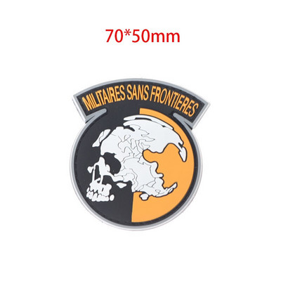 PVC kleebised Käepaela Taktika Big League Kicker Suurus Silmad Käpp Kummimärk Õues Moraal Sinine Armee Punane Sõjaväekoti kleebis