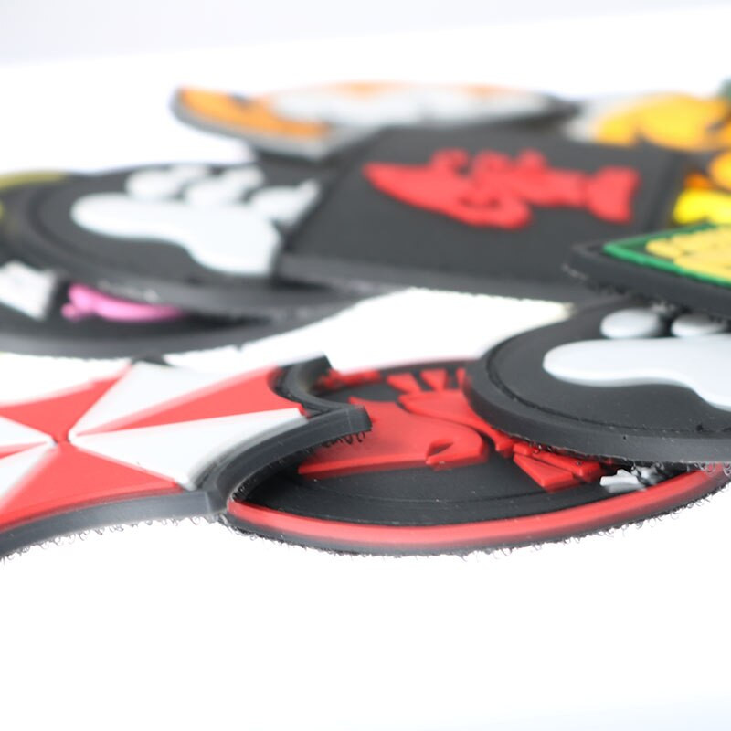 PVC kleebised Käepaela Taktika Big League Kicker Suurus Silmad Käpp Kummimärk Õues Moraal Sinine Armee Punane Sõjaväekoti kleebis