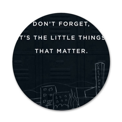 13 priežasčių, kodėl TV serialas Piktogramos Smeigtukai Ženkliuko puošimas Sagės Metaliniai Drabužių ženkleliai Kuprinės papuošimas 58 mm