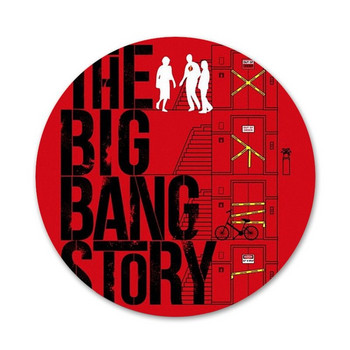 Bazinga The Big Bang Theory Badge Καρφίτσα Καρφίτσα Αξεσουάρ για Ρούχα Δώρο Σακίδιο πλάτης Διακόσμηση 58mm