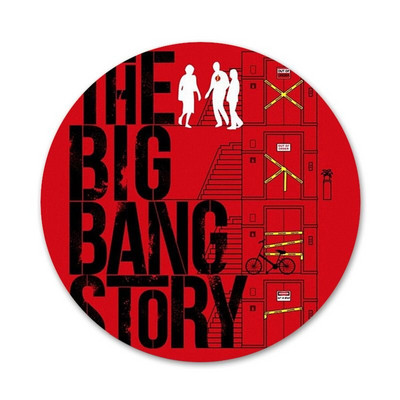 Bazinga The Big Bang Theory TV ženklelis Sagė Smeigtukai Priedai drabužiams Kuprinės dekoravimo dovana 58mm