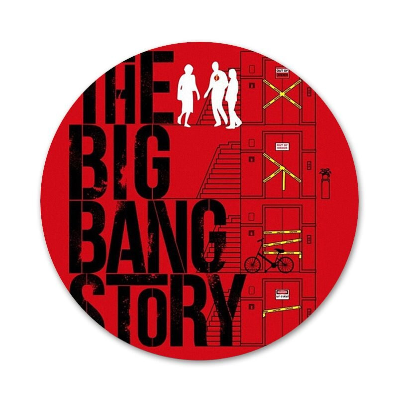 Bazinga The Big Bang Theory TV ženklelis Sagė Smeigtukai Priedai drabužiams Kuprinės dekoravimo dovana 58mm