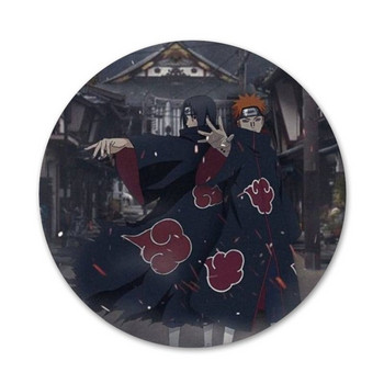 Akatsuki Pain Itachi Brooch Pin Значка за косплей Аксесоари за дрехи Декорация на раница Подарък
