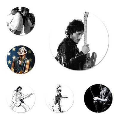 58 χιλιοστά Bruce Springsteen Thunder Road Badge καρφίτσα καρφίτσα Αξεσουάρ για ρούχα Δώρο διακόσμηση σακιδίου πλάτης