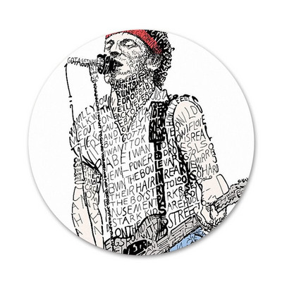 58 χιλιοστά Bruce Springsteen Thunder Road Badge καρφίτσα καρφίτσα Αξεσουάρ για ρούχα Δώρο διακόσμηση σακιδίου πλάτης