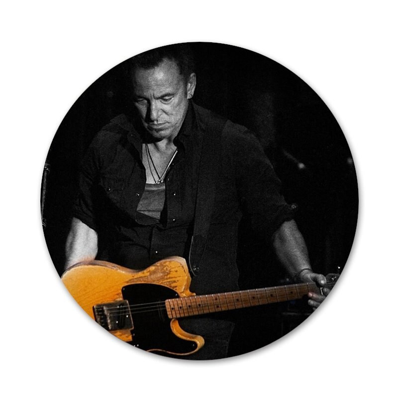 58 χιλιοστά Bruce Springsteen Thunder Road Badge καρφίτσα καρφίτσα Αξεσουάρ για ρούχα Δώρο διακόσμηση σακιδίου πλάτης