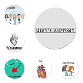 American TV Grays Anatomy Bedge Broš Igla Dodaci za odjeću Ruksak Dekoracija dar