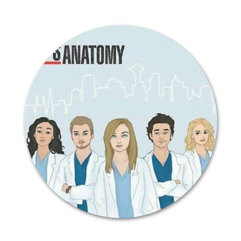 American TV Grays Anatomy Badge Brooch Pin Аксесоари за дрехи Раница Декорация подарък