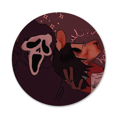 58 mm Ghostface Scream Icons Igle Dekoracija znački Broševi Metalne značke za odjeću Dekoracija ruksaka