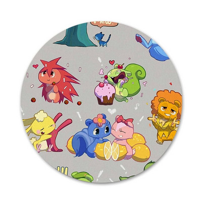 Happy Tree Friends broš igla Cosplay značka Dodaci za odjeću Ruksak Dekoracija Poklon 58 mm