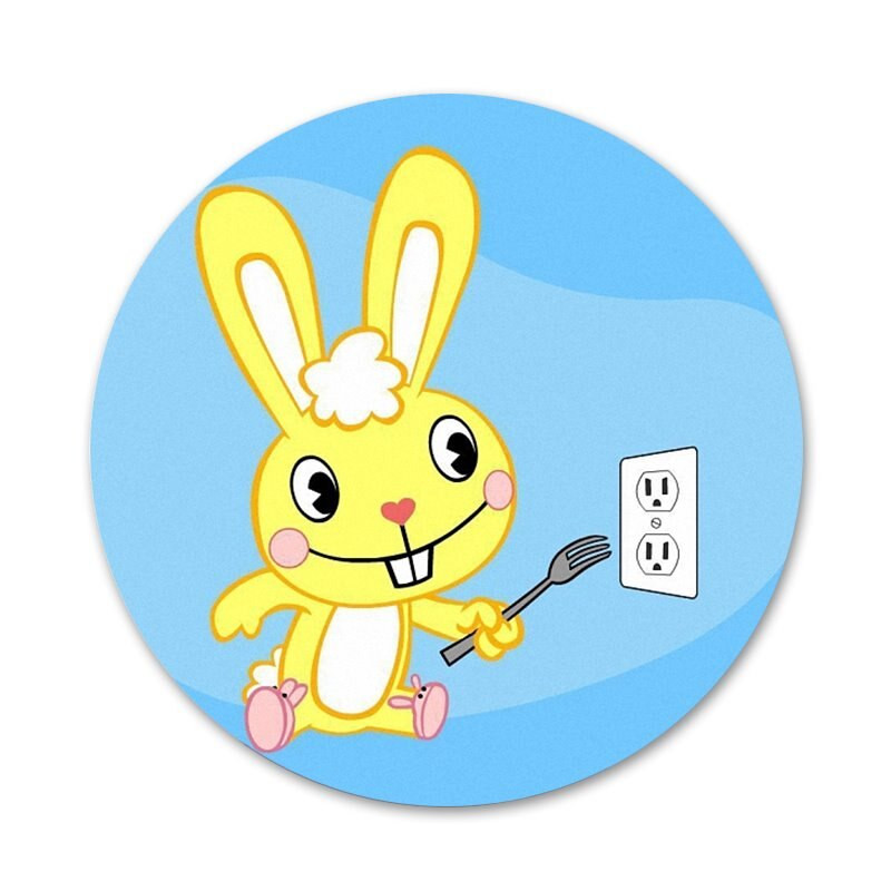 Happy Tree Friends broš igla Cosplay značka Dodaci za odjeću Ruksak Dekoracija Poklon 58 mm