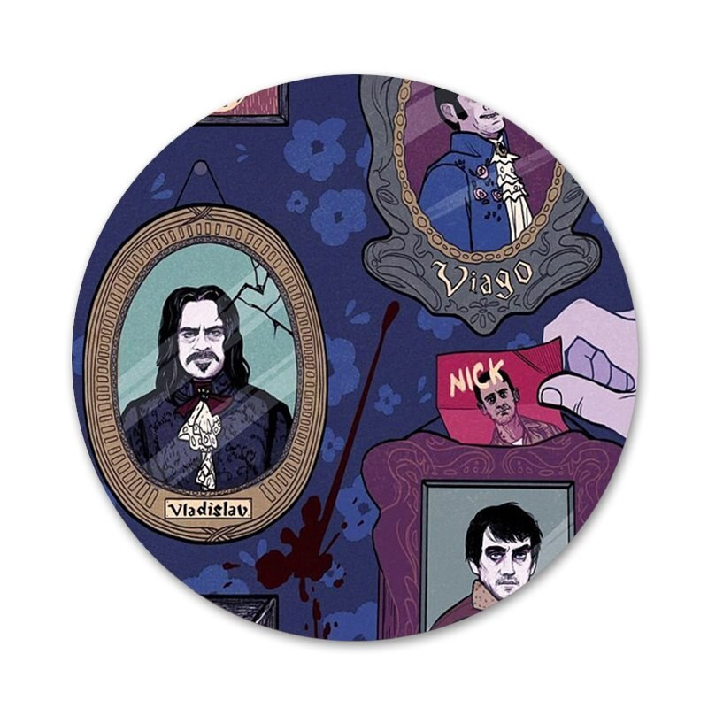 Mida me varjus teeme Prossinõel Cosplay märk Aksessuaarid riietele Seljakoti kaunistus Kingitus 58 mm