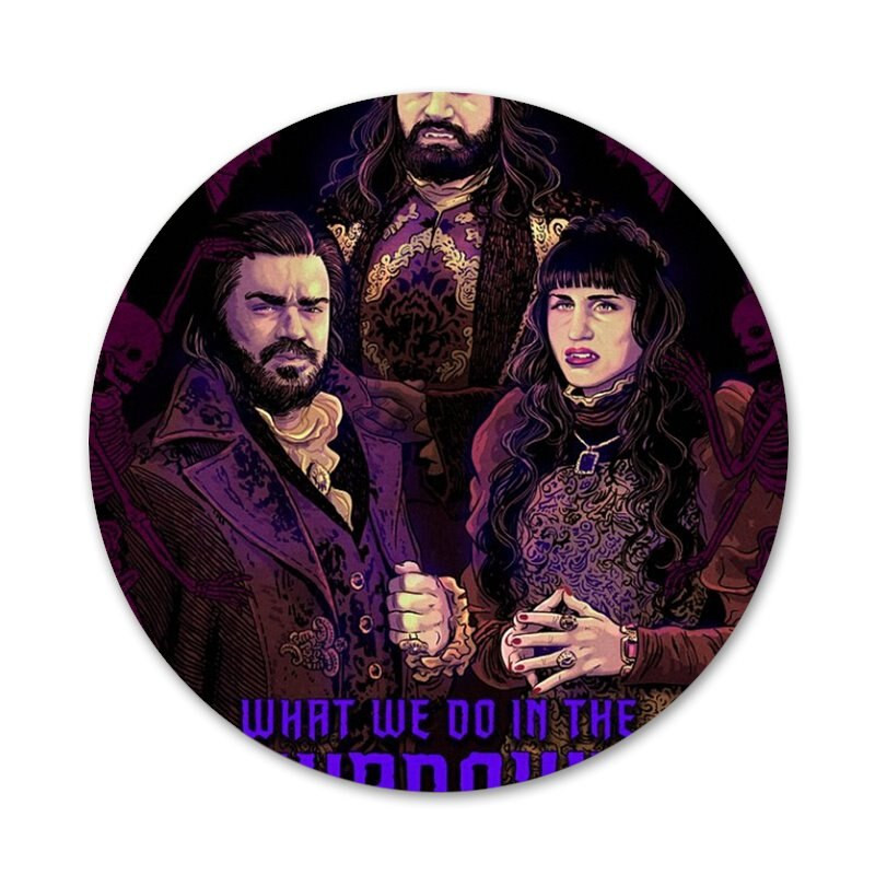 Mida me varjus teeme Prossinõel Cosplay märk Aksessuaarid riietele Seljakoti kaunistus Kingitus 58 mm