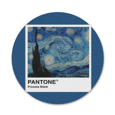 Vingate Vincent Van Gogh Icoane Pantone Ace Insignă Decorare Broșe Insigne metalice pentru haine Decorare rucsac
