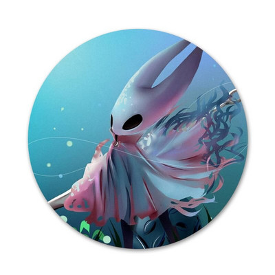 Hot Hollow Knight Black Icons Pins Dekoracija znački Broševi Metalni bedževi za odjeću Dekoracija ruksaka 58 mm