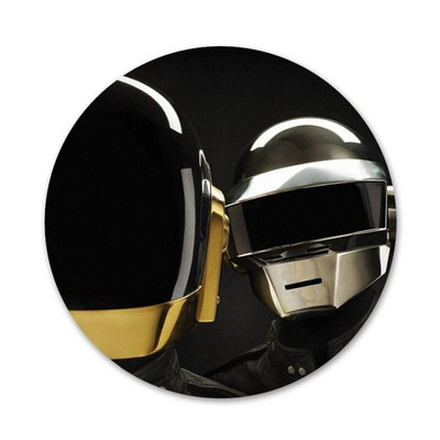 58 mm Daft Punk eripakkumine vertikaalsed ikoonid nööpnõelad märgi kaunistus prossid metallist märgid riiete jaoks seljakoti kaunistus