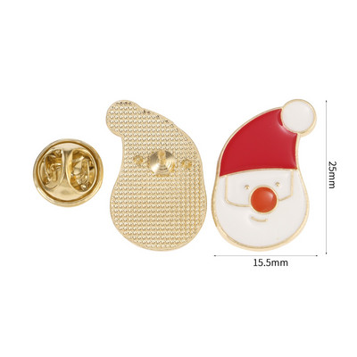 Χριστουγεννιάτικο σμάλτο καρφίτσα Άγιος Βασίλης Καμπάνες Άλκες Χιονάνθρωπος Χριστουγεννιάτικο δέντρο Μεταλλικές καρφίτσες Σήματα για γυναίκες Άνδρες Παιδικά δώρα Χριστουγεννιάτικο πάρτι