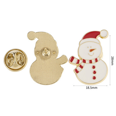 Χριστουγεννιάτικο σμάλτο καρφίτσα Άγιος Βασίλης Καμπάνες Άλκες Χιονάνθρωπος Χριστουγεννιάτικο δέντρο Μεταλλικές καρφίτσες Σήματα για γυναίκες Άνδρες Παιδικά δώρα Χριστουγεννιάτικο πάρτι