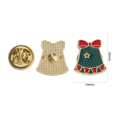 Χριστουγεννιάτικο σμάλτο καρφίτσα Άγιος Βασίλης Καμπάνες Άλκες Χιονάνθρωπος Χριστουγεννιάτικο δέντρο Μεταλλικές καρφίτσες Σήματα για γυναίκες Άνδρες Παιδικά δώρα Χριστουγεννιάτικο πάρτι