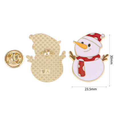 Χριστουγεννιάτικο σμάλτο καρφίτσα Άγιος Βασίλης Καμπάνες Άλκες Χιονάνθρωπος Χριστουγεννιάτικο δέντρο Μεταλλικές καρφίτσες Σήματα για γυναίκες Άνδρες Παιδικά δώρα Χριστουγεννιάτικο πάρτι