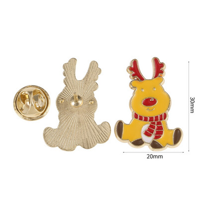 Χριστουγεννιάτικο σμάλτο καρφίτσα Άγιος Βασίλης Καμπάνες Άλκες Χιονάνθρωπος Χριστουγεννιάτικο δέντρο Μεταλλικές καρφίτσες Σήματα για γυναίκες Άνδρες Παιδικά δώρα Χριστουγεννιάτικο πάρτι