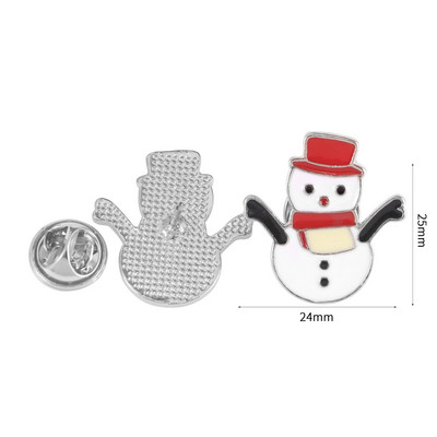 Χριστουγεννιάτικο σμάλτο καρφίτσα Άγιος Βασίλης Καμπάνες Άλκες Χιονάνθρωπος Χριστουγεννιάτικο δέντρο Μεταλλικές καρφίτσες Σήματα για γυναίκες Άνδρες Παιδικά δώρα Χριστουγεννιάτικο πάρτι