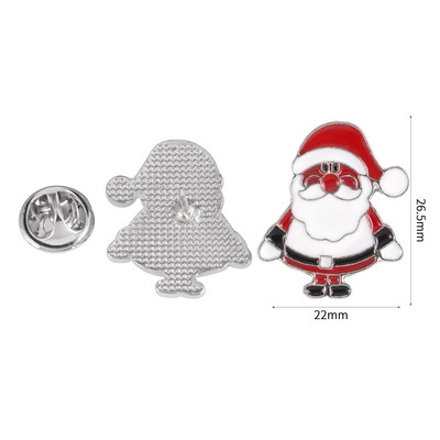 Χριστουγεννιάτικο σμάλτο καρφίτσα Άγιος Βασίλης Καμπάνες Άλκες Χιονάνθρωπος Χριστουγεννιάτικο δέντρο Μεταλλικές καρφίτσες Σήματα για γυναίκες Άνδρες Παιδικά δώρα Χριστουγεννιάτικο πάρτι