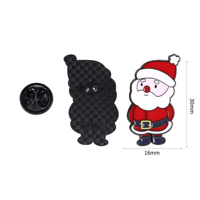 Χριστουγεννιάτικο σμάλτο καρφίτσα Άγιος Βασίλης Καμπάνες Άλκες Χιονάνθρωπος Χριστουγεννιάτικο δέντρο Μεταλλικές καρφίτσες Σήματα για γυναίκες Άνδρες Παιδικά δώρα Χριστουγεννιάτικο πάρτι