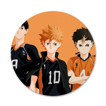 Anime haikyuu MSBY Volleyball Badge καρφίτσα καρφίτσα Αξεσουάρ για ρούχα Δώρο διακόσμηση σακιδίου πλάτης